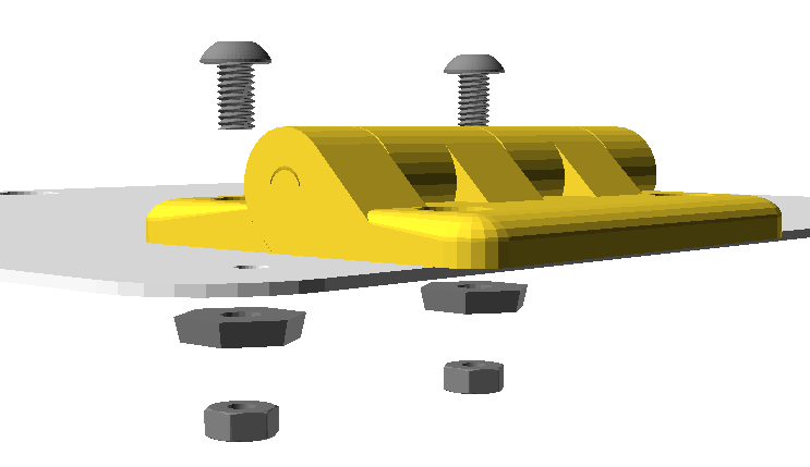 New Stronger Hinge for Acrylic Door (Lulzbot Enclosure)