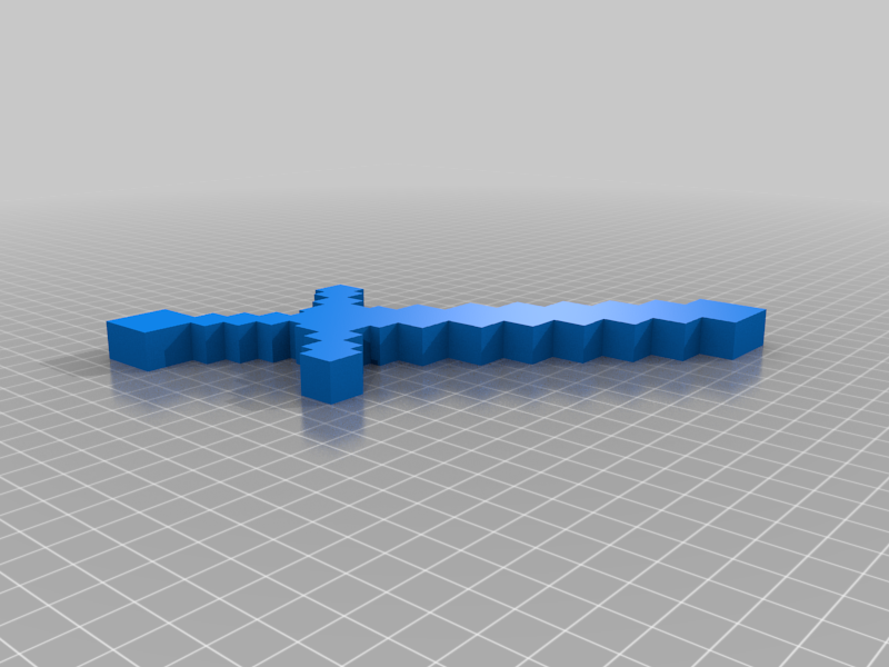 Mincraft diamond sword