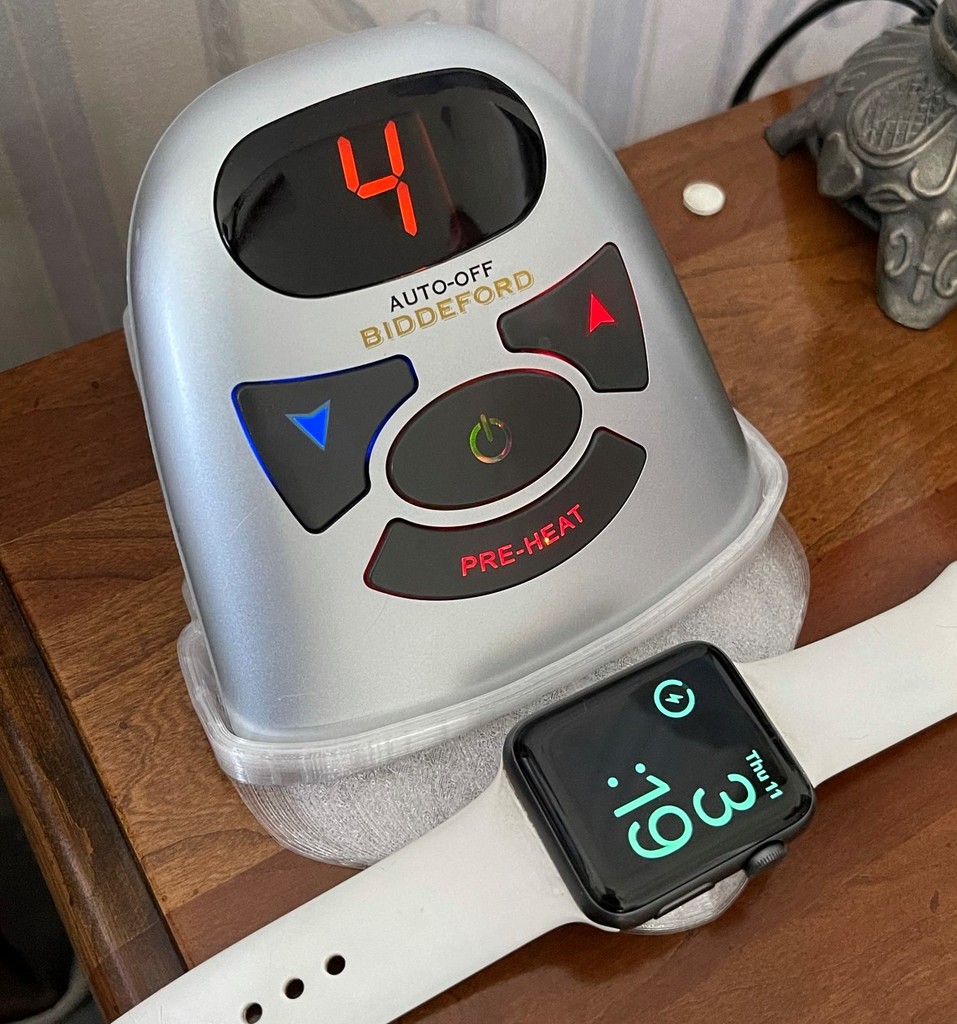 Apple Watch Dock for Biddeford Bed Heater Controller 