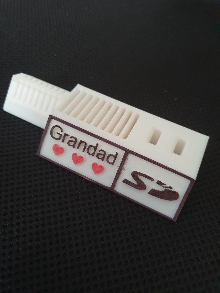 Grandad SD memory card holder