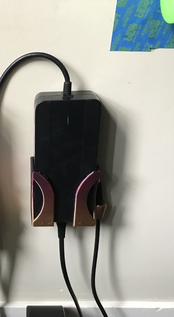 Wall mount for Lacroix (prototipo) or Evolve 4amp charger. 