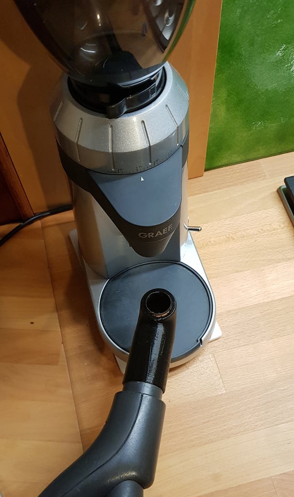 Graef CM800 vacuum adapter for coffee grinder/ Staubsauger adapter für Kaffeemühle