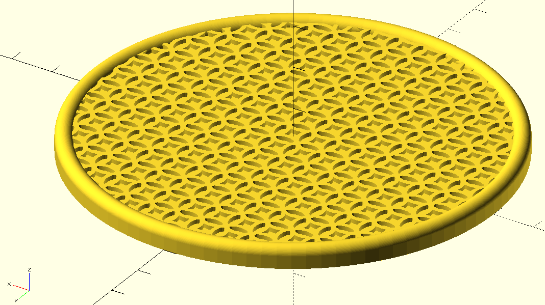 Customizable Circles Coaster