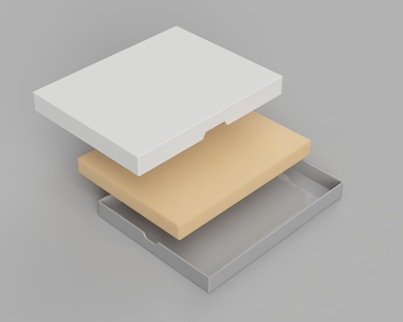 4x5" Film Box (3-part)