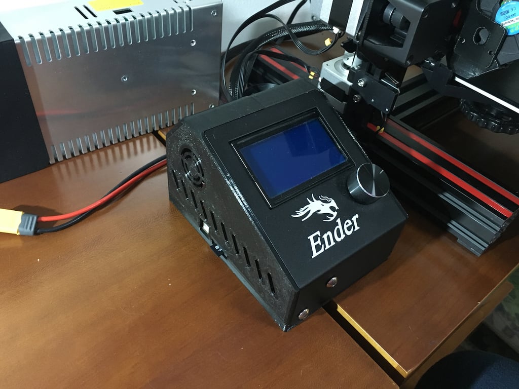 Ender 3 side Electronics box (LCD and SKR v1.3 and v1.4)