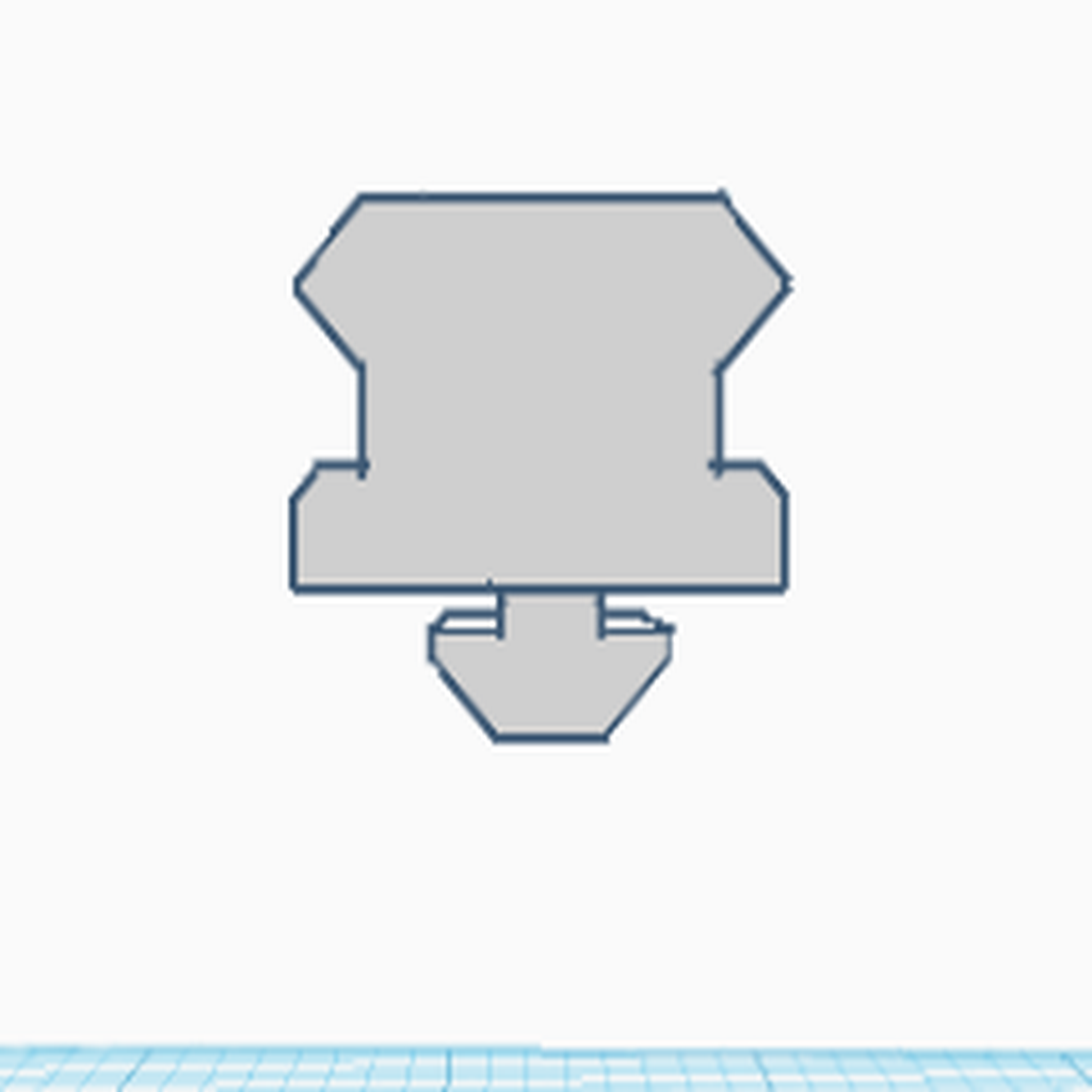 3D Printer Triangle Rail to Pic rail adapter