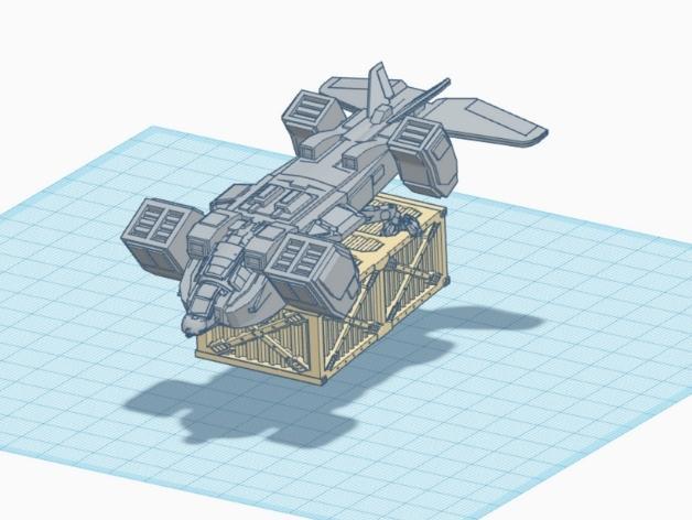 Aliens Kitbash: UD-4S Skycrane (4 options)
