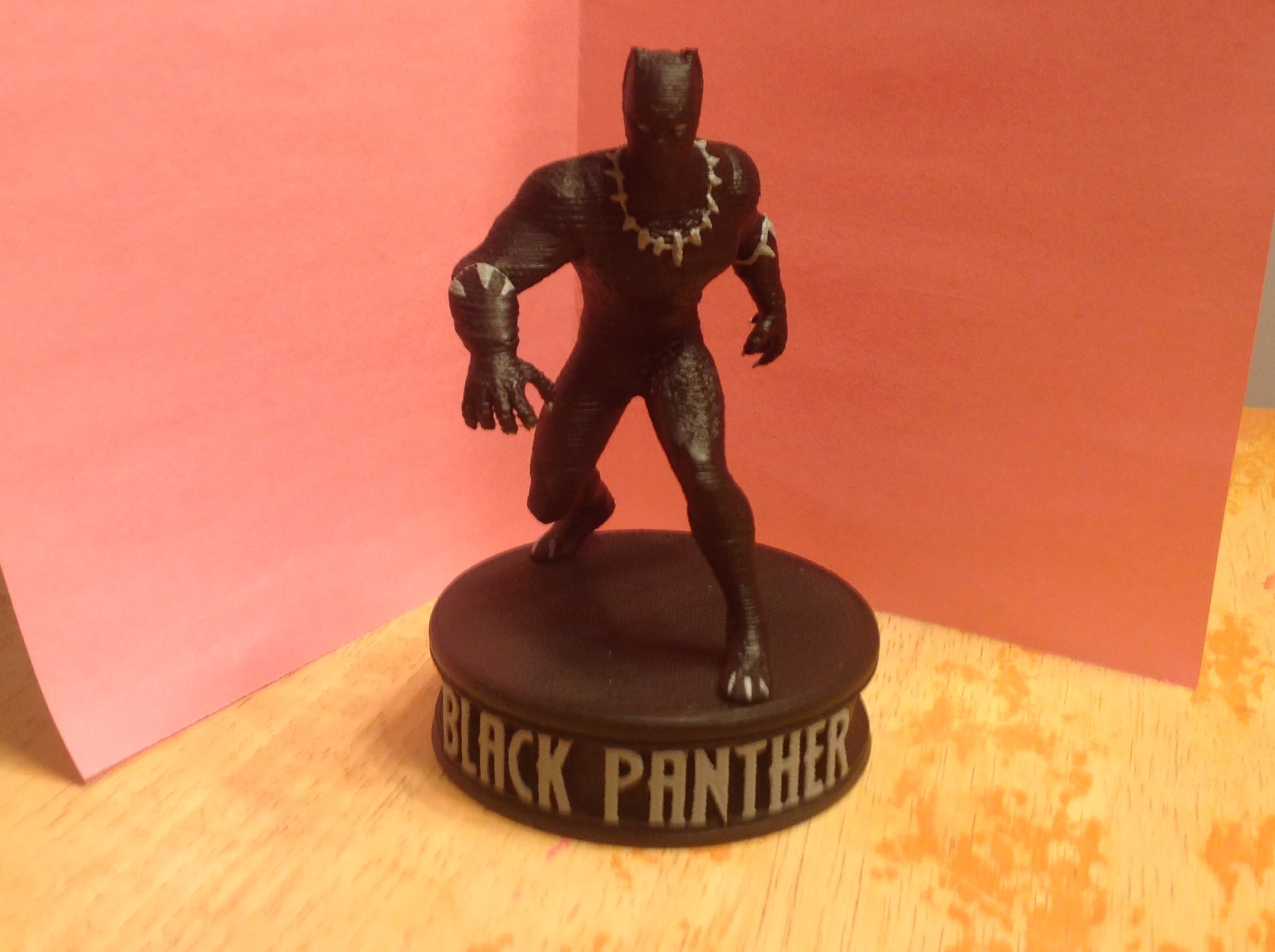 Black Panther with Base - REMIX
