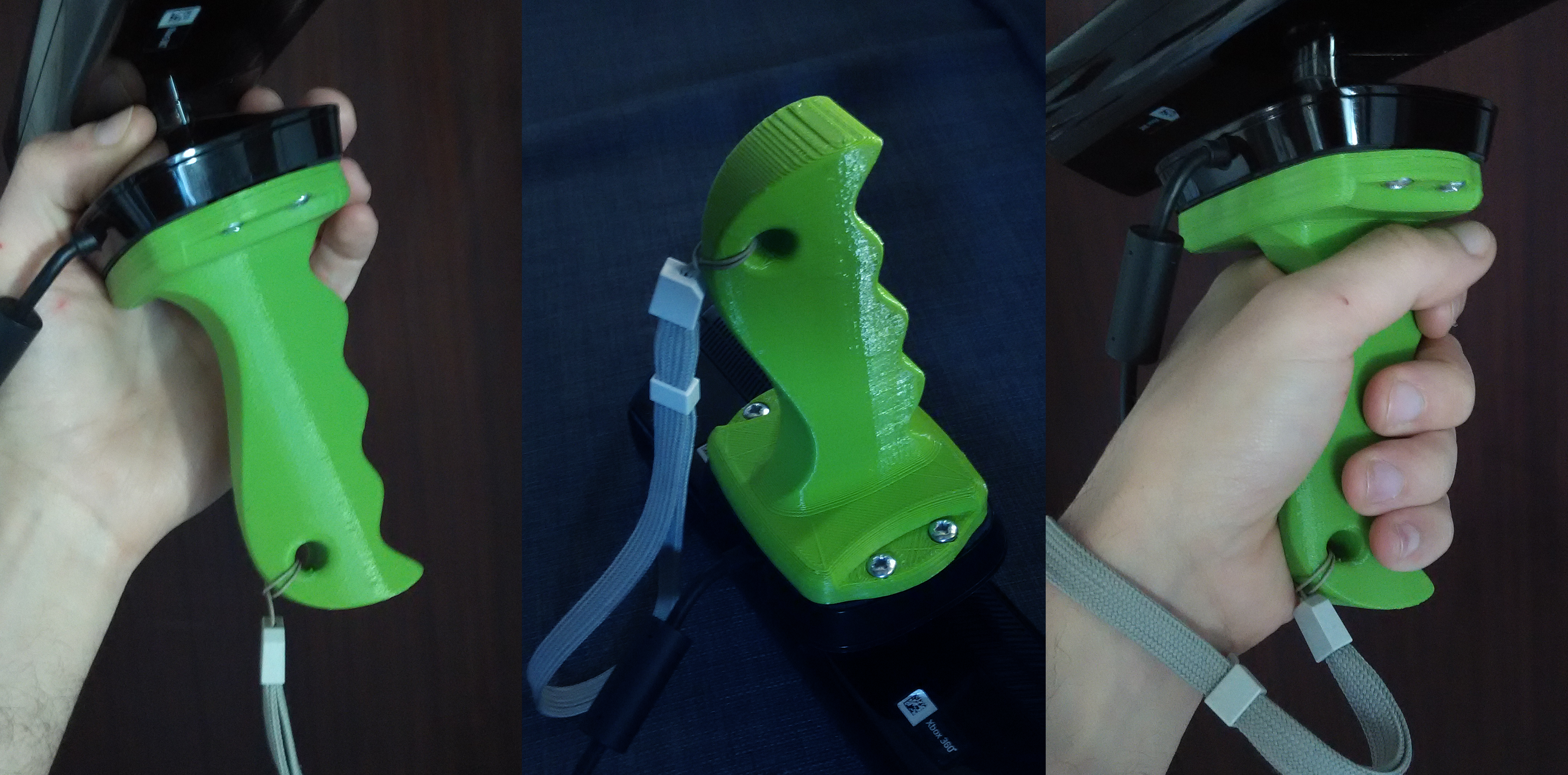 kinect ergonomic handle - one file - no support