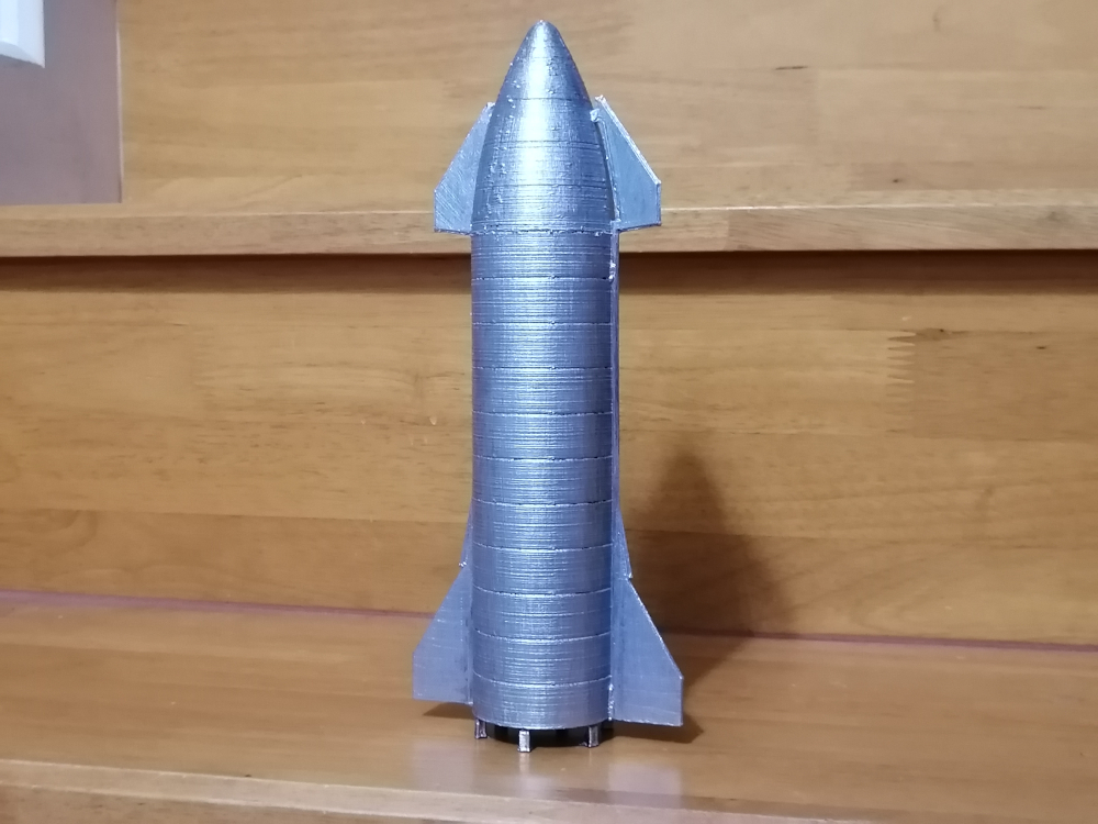SpaceX SN8 Scale Model 