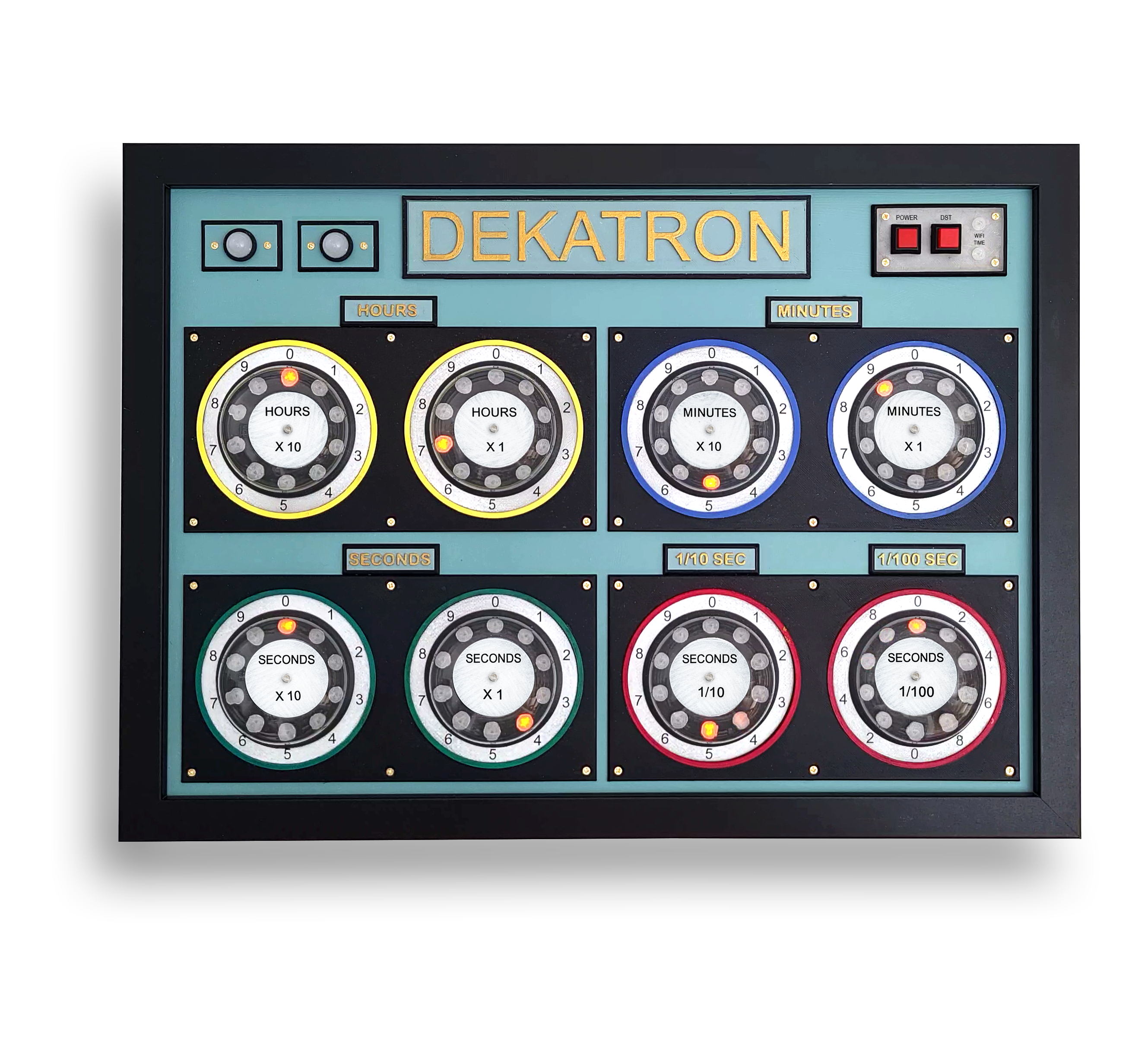 Dekatron Clock