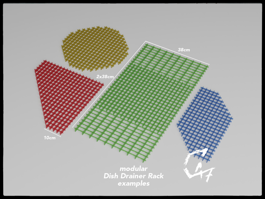 Modular Dish Drainer Rack