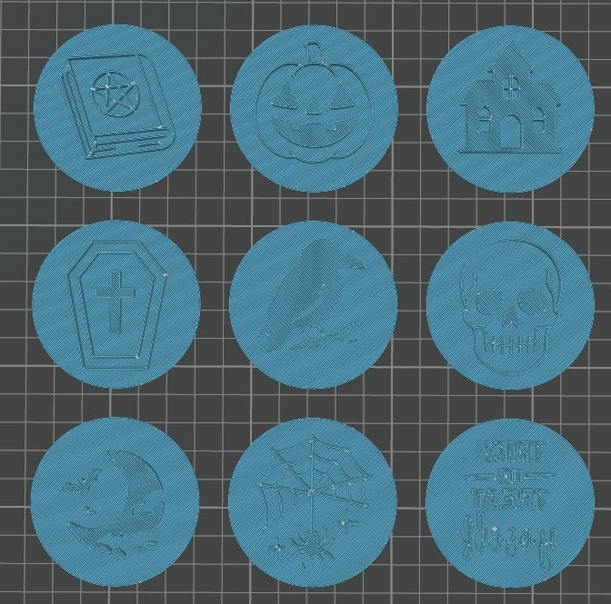 Halloween stamps