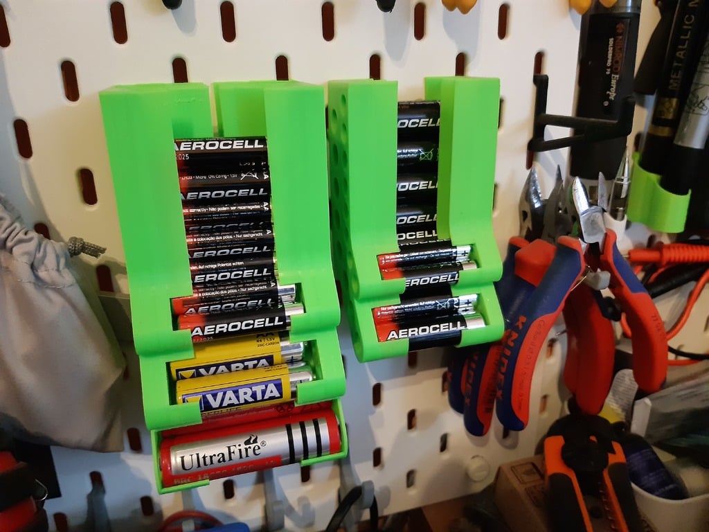  IKEA SKADIS -18650+AA+AAA Battery tray