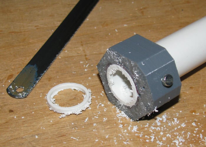 Simple tool for 1/2 Inch PVC pipe cutting