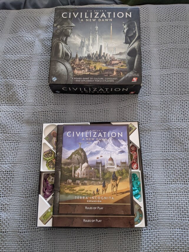 Civilization: A New Dawn organizer