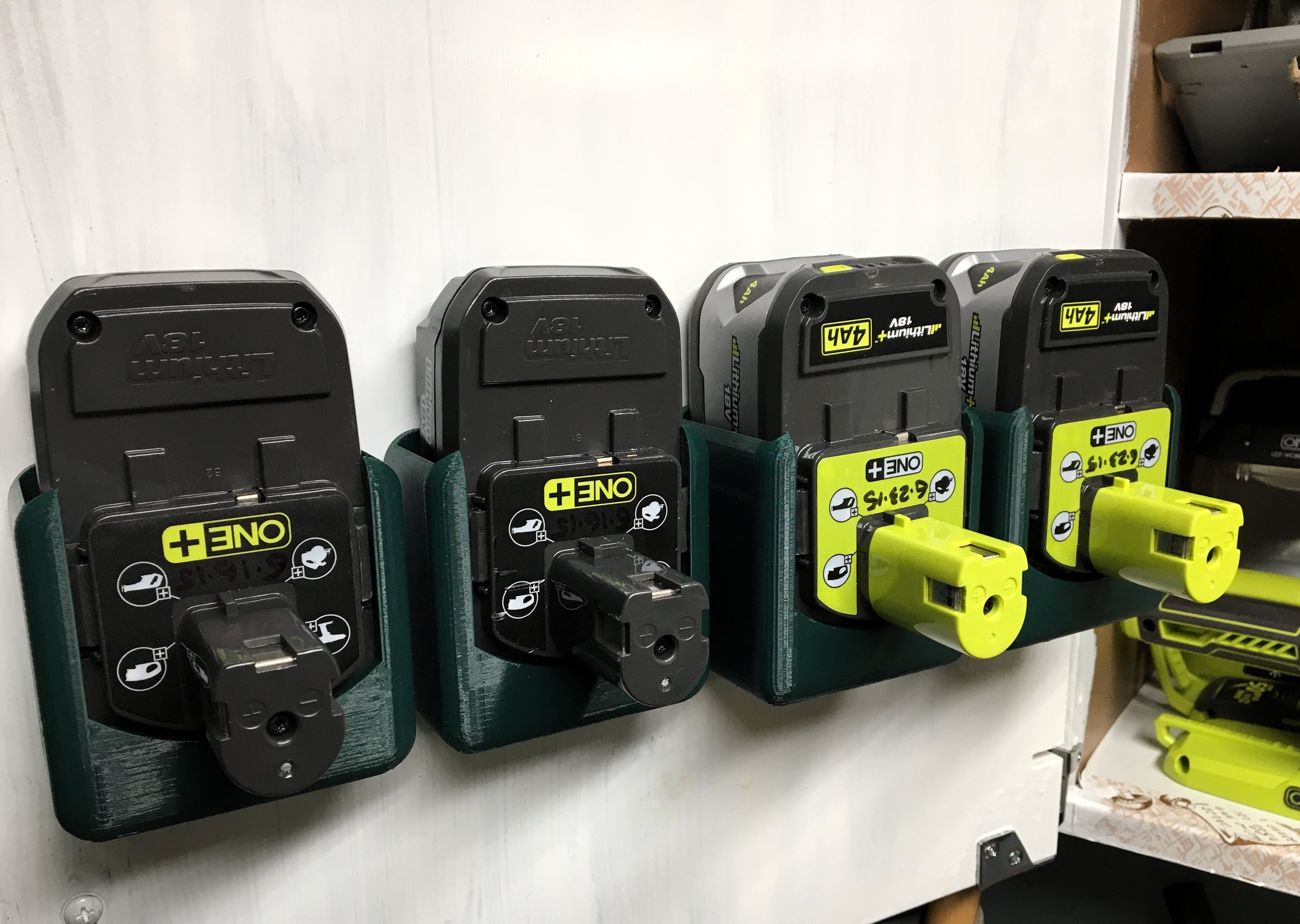 Ryobi One+ Battery Hanger