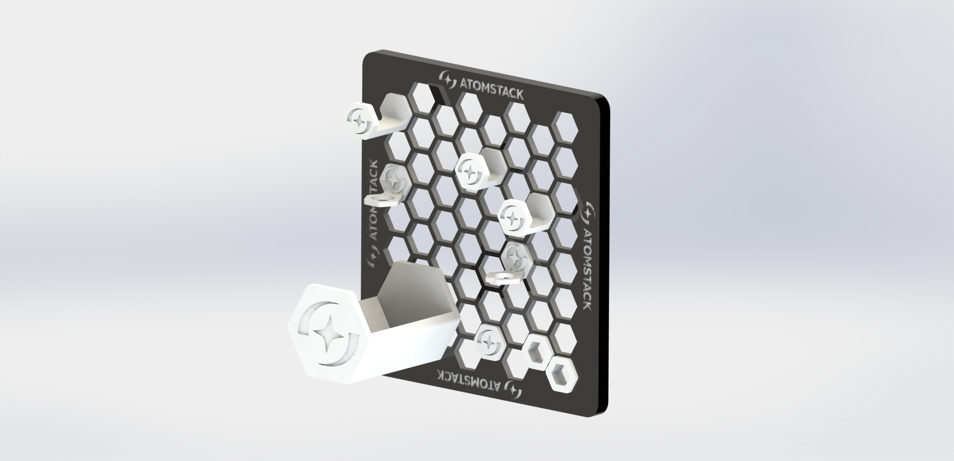 Honeycomb Wall Mount and Accessories