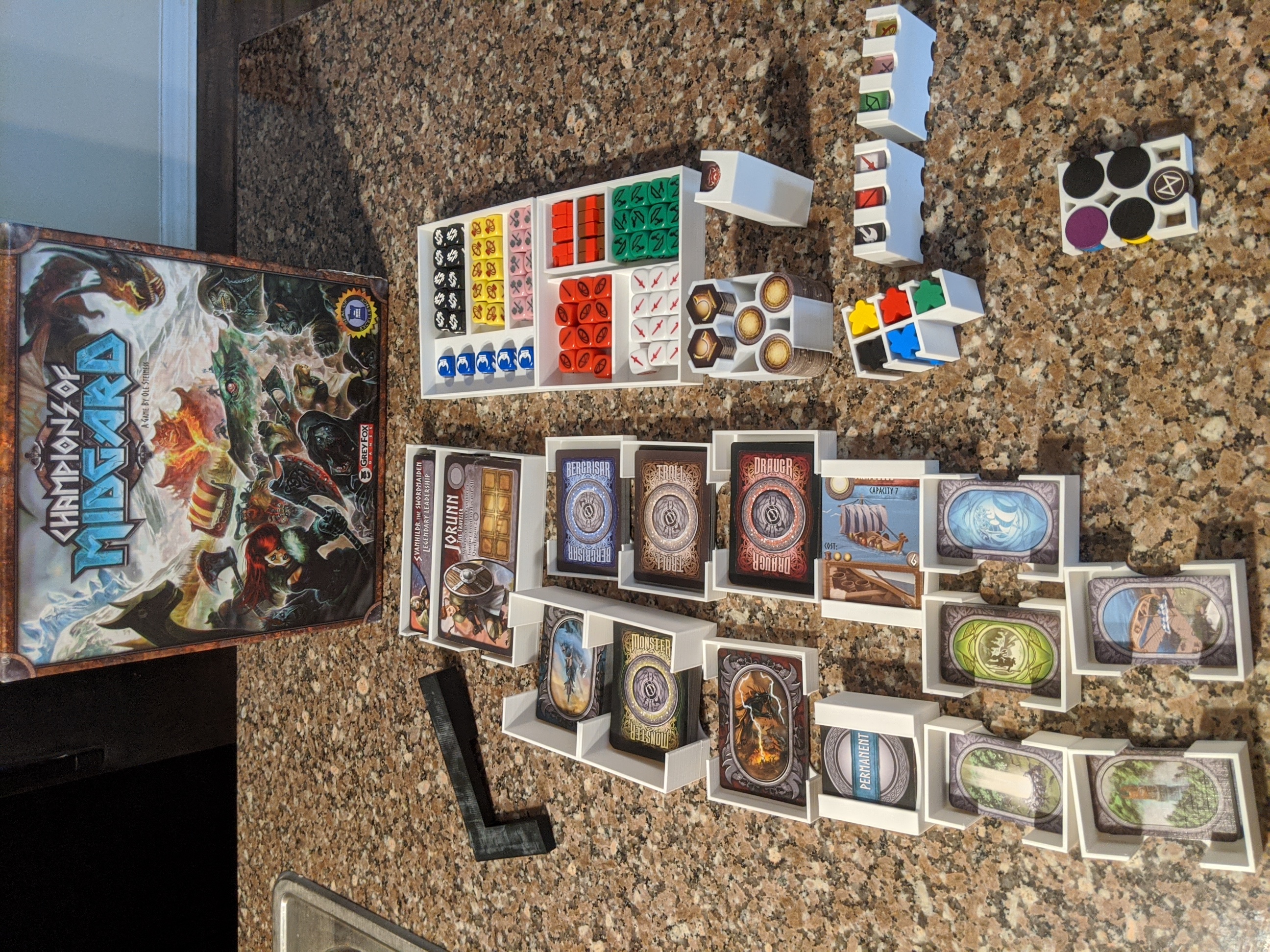Champions of Midgard Insert NO LID LIFT (All Expansions / Sleeved Cards)