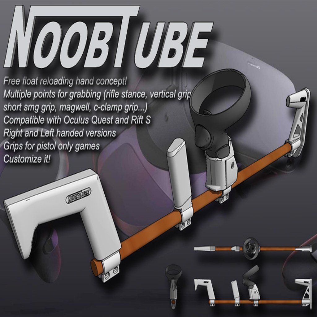 Oculus QUEST & Rift S NoobTube (rifle and submachine gun grip)
