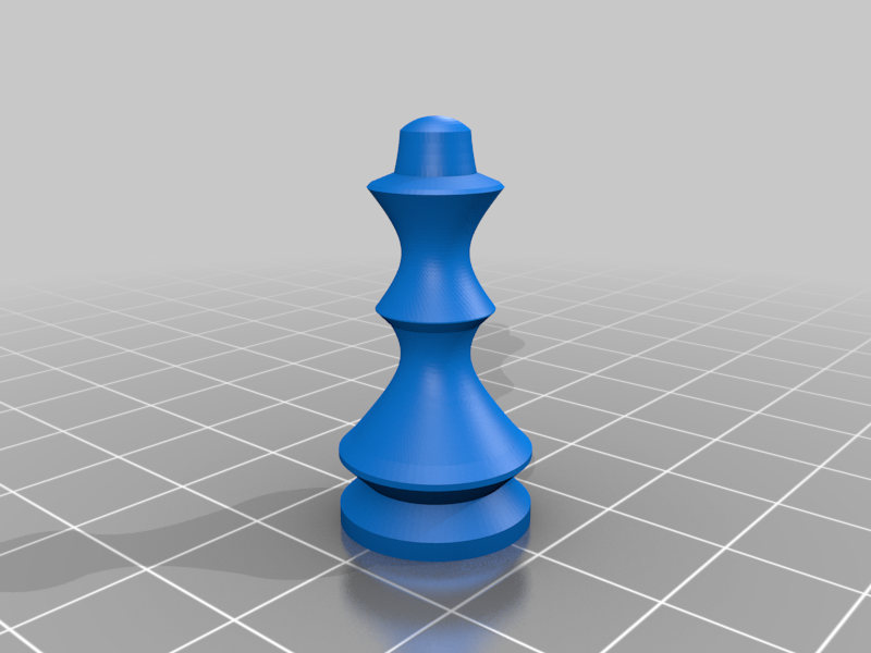 Chess pieces simple designed