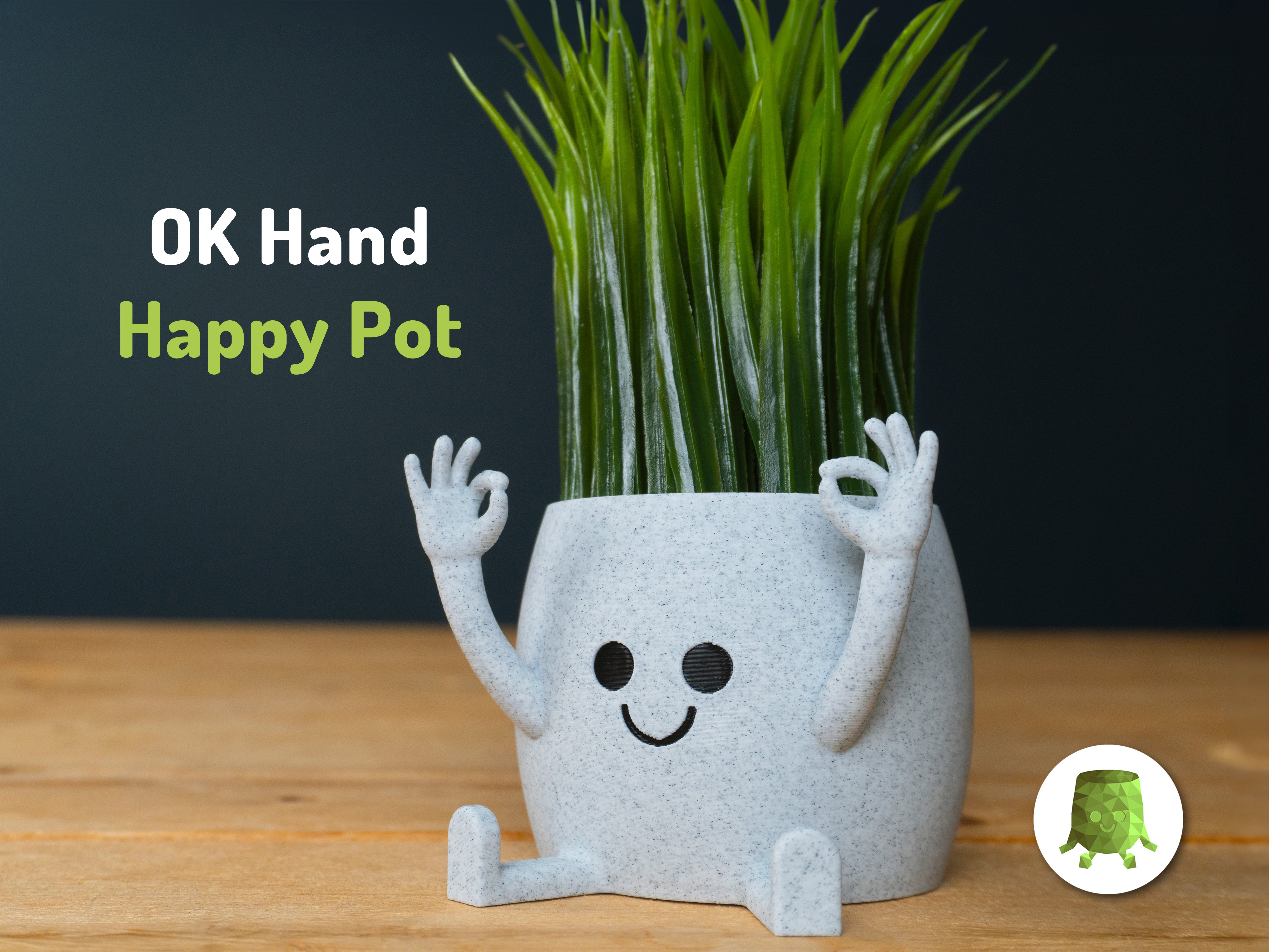 OK Hand Sitting Pot
