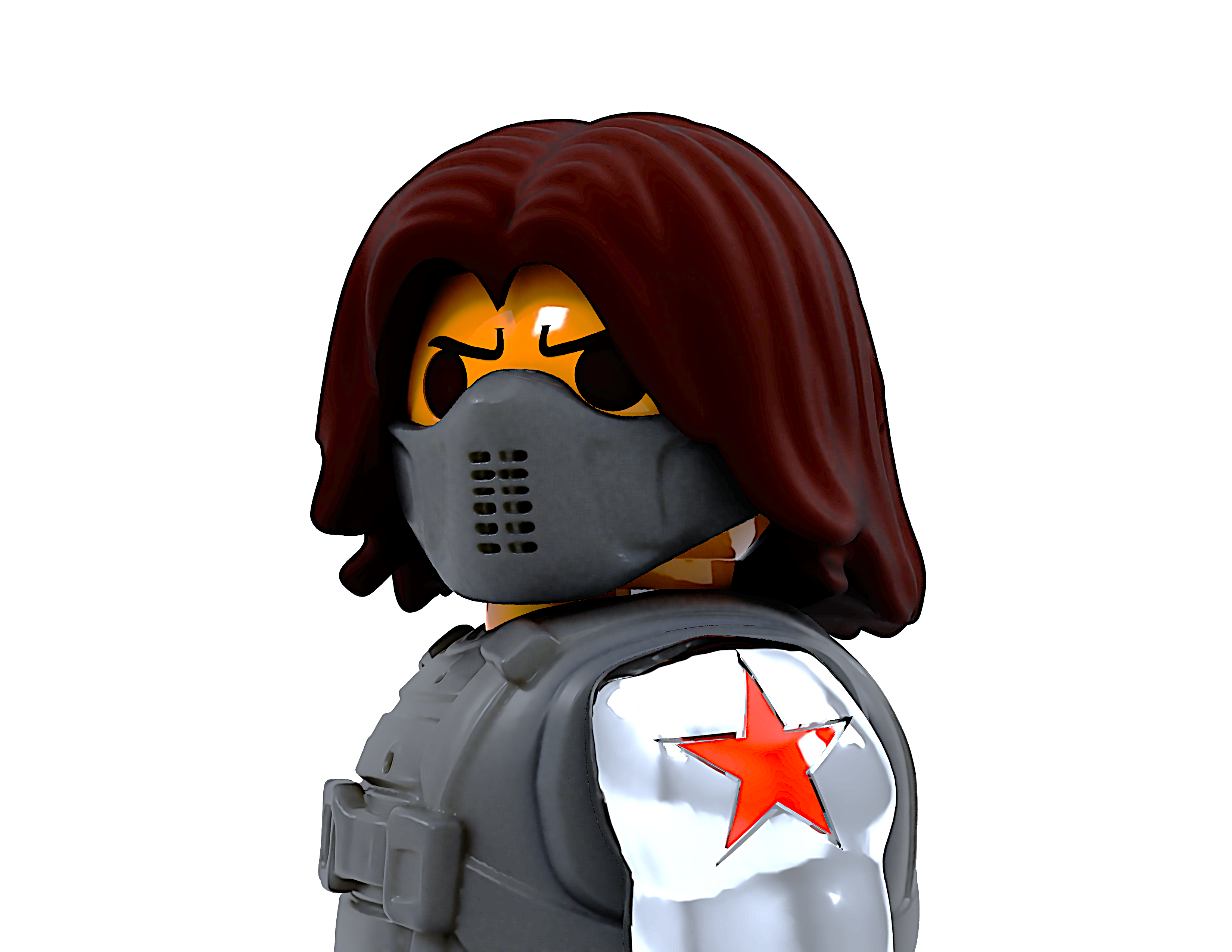 Playmobil Winter Soldier Hair