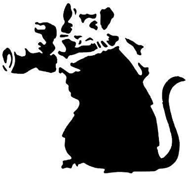 Banksy Rat stencil 11