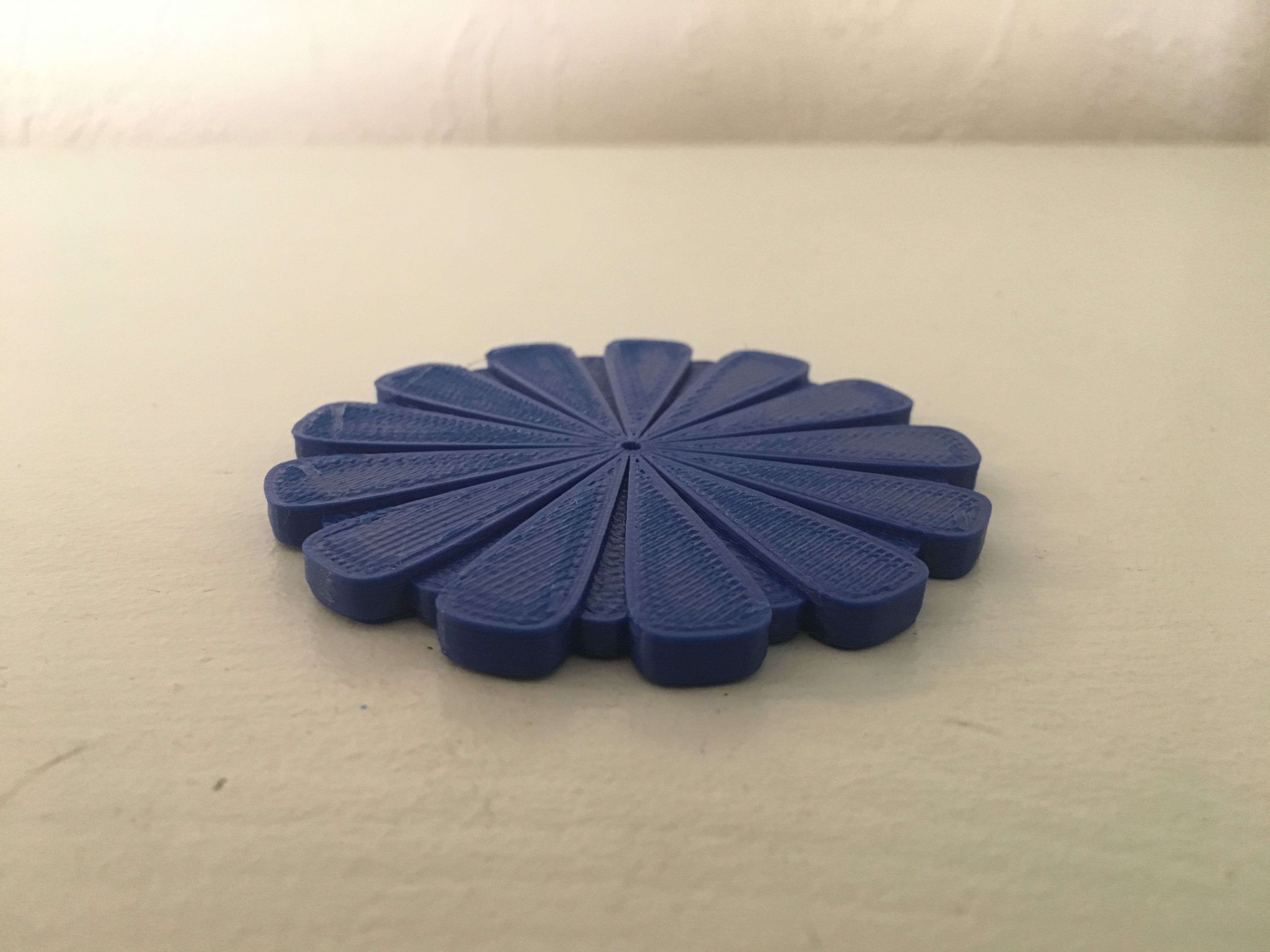 Flower drinks coaster