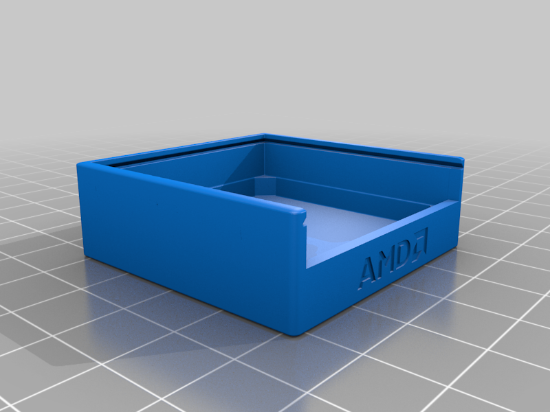 AM4 CPU Box With Sliding Lid | CPU Holder / Case | Taller Ryzen Edition