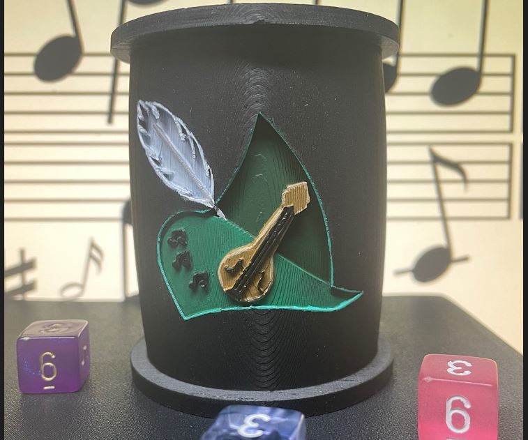 DnD Bard Dice Cup