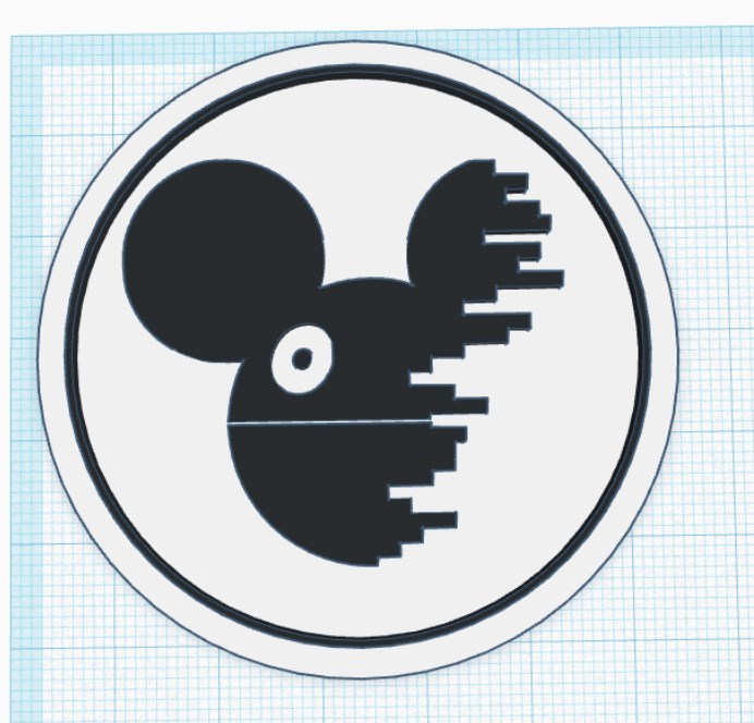 Deathstar Mickey Modular Logo Insert