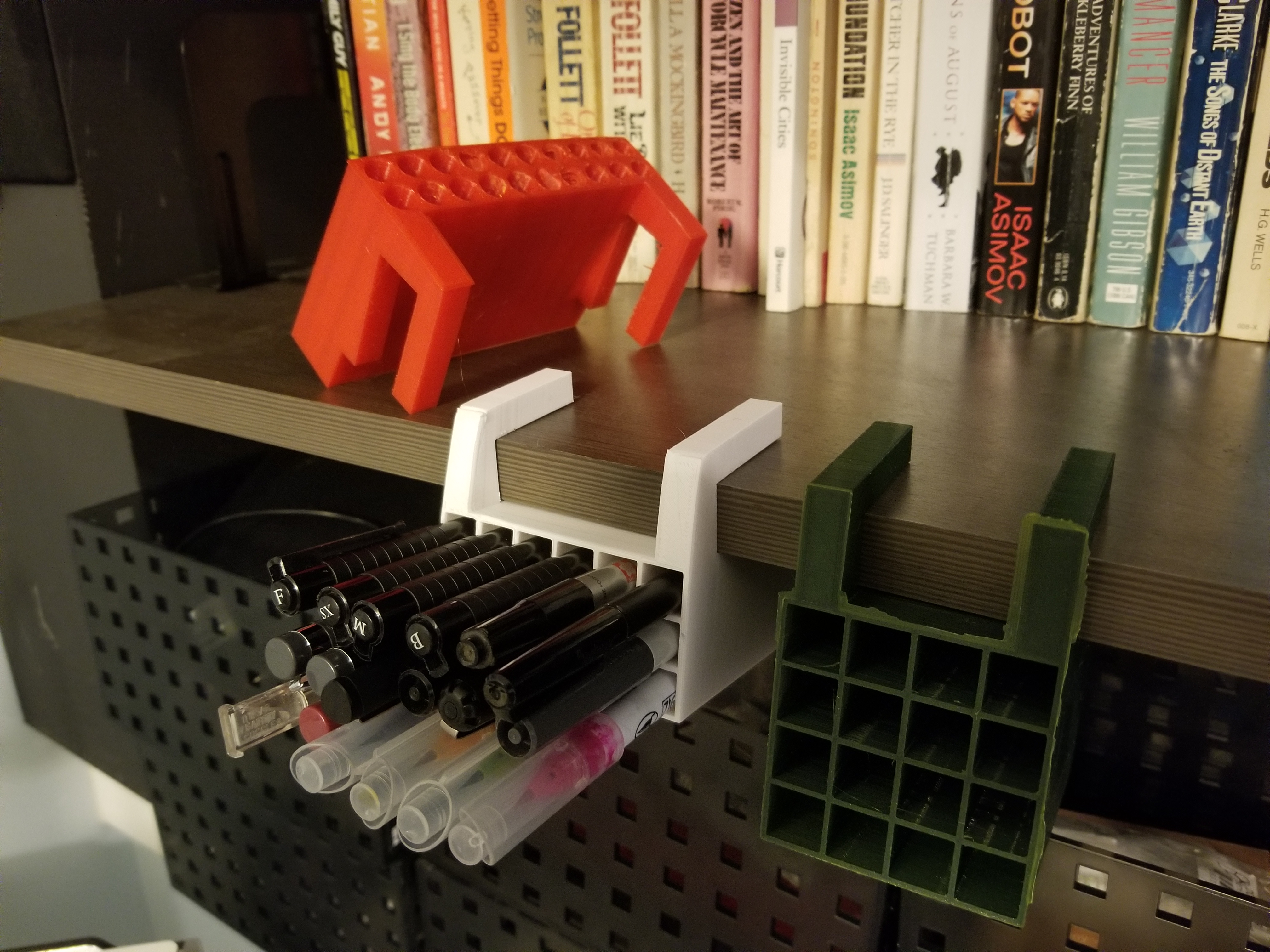 Customizable Shelf Pen Holder