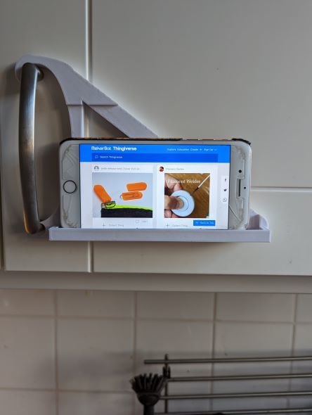 Phone-holder-kitchen-cupboard