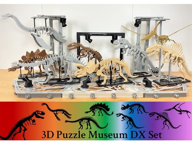 3Dino Puzzle Museum Dx Set
