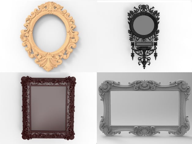 Baroque Picture Frame Pack 02 I Update It Weekly