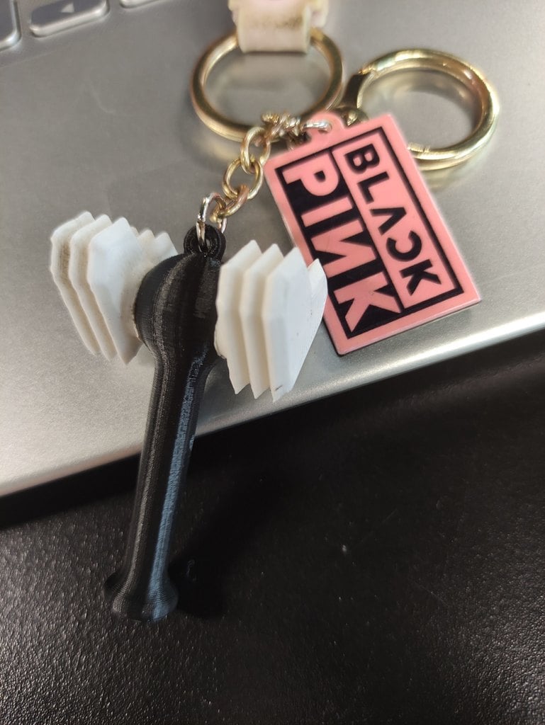 Blackpink lightstick keychain