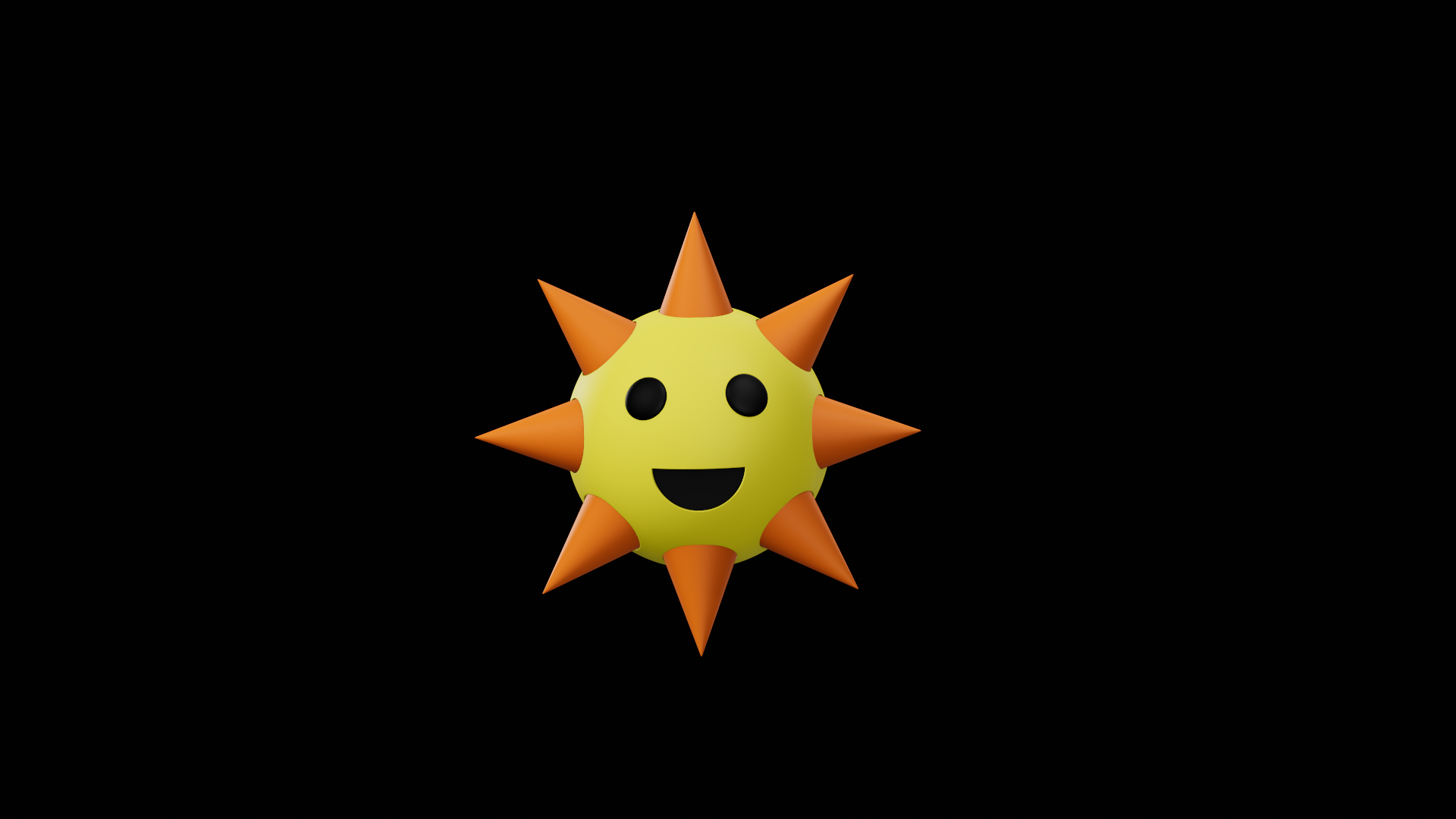 Mr. Sun – Sprunki Collection | 3D Printable Character