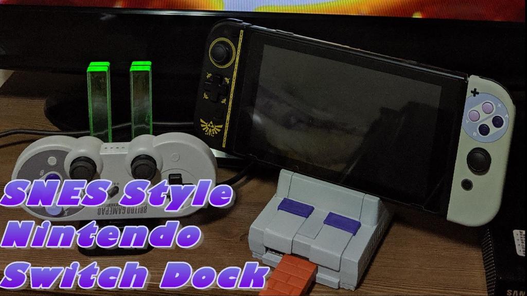 SNES Style Nintendo Switch Dock