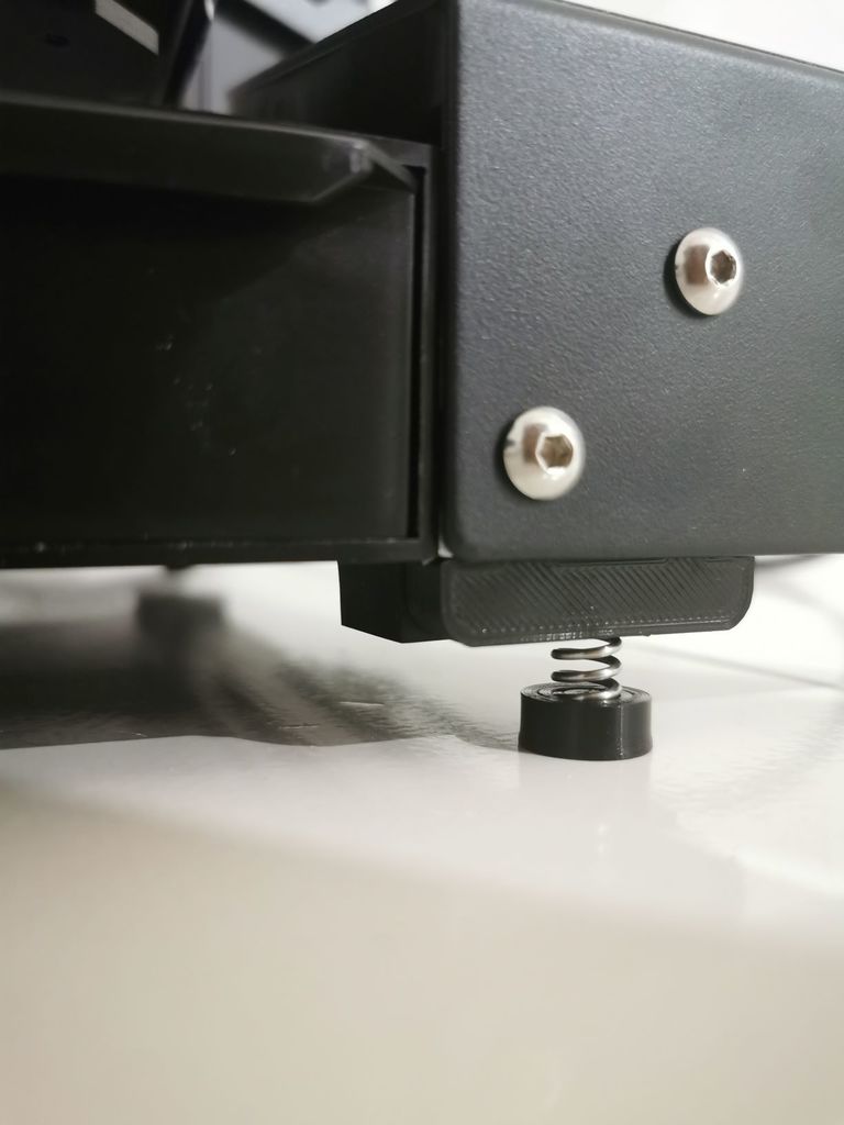 Spring Damper for 3D-printer (4040 mount)