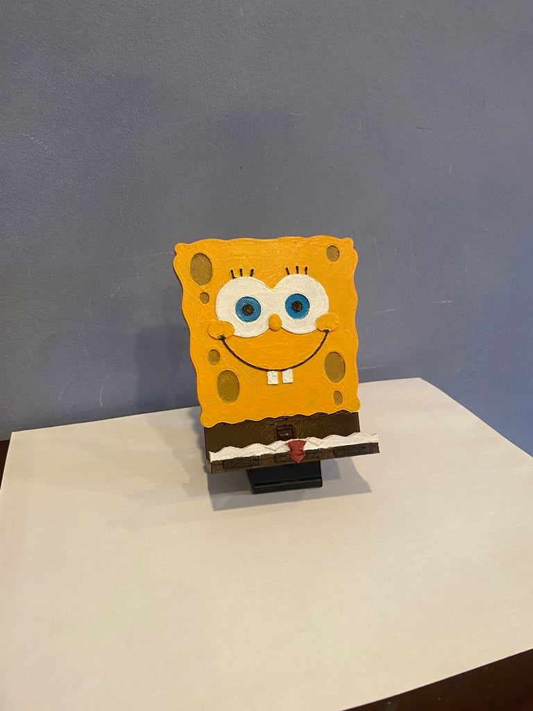 Spongebob phone holder
