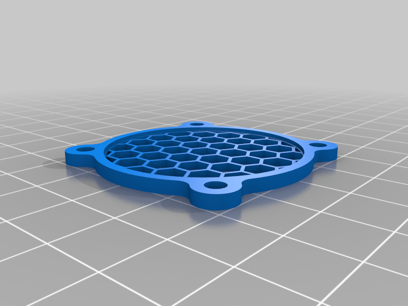 40mm fan grill hexagon with spacers