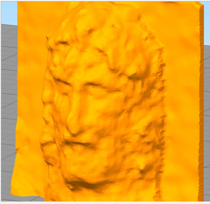 Christ Shroud face from the Turin  shroud