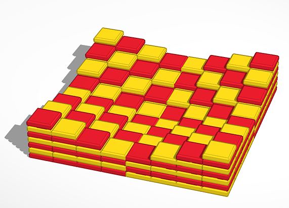 3D Reconfigurable Chessboard