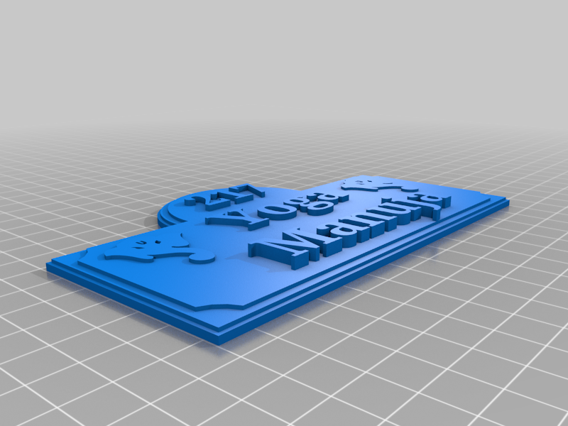 name plate template