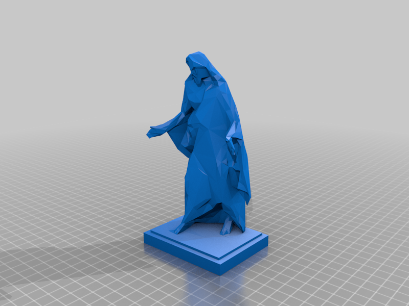 Christus Statue Low Polygon Count