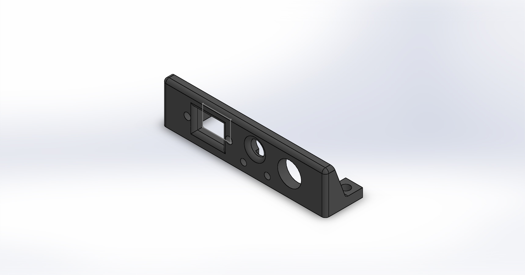 3D Robotics Pixhawk External LED, USB and Arming switch mount