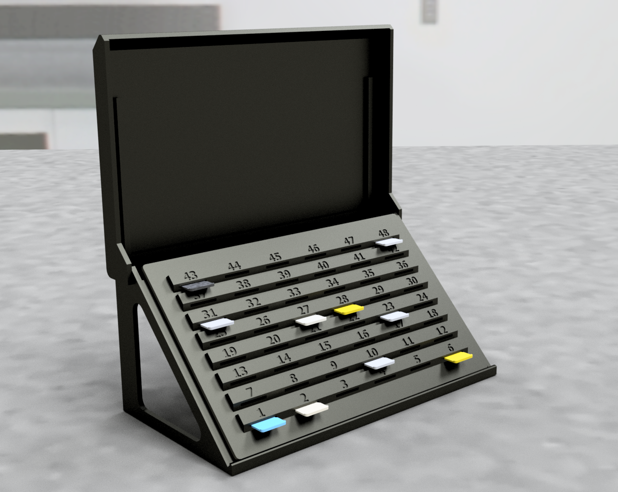Micro SD Card Storage with 3" x 5" Index holder/Dust Cover