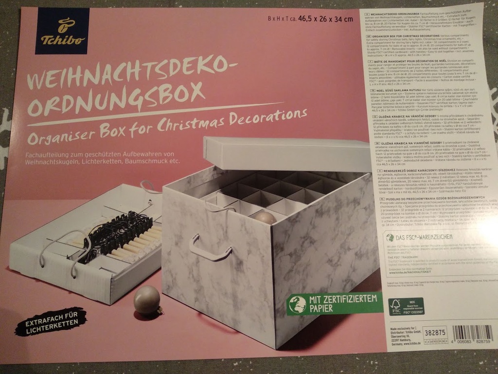 Tchibo Weihnachtsdeko-Ordnungsbox Ersatzgriff