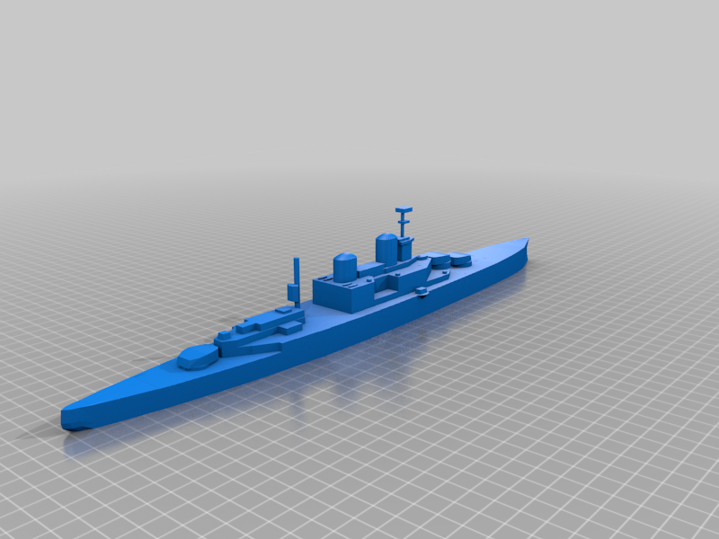 HMS Repulse Battleship (Simple)